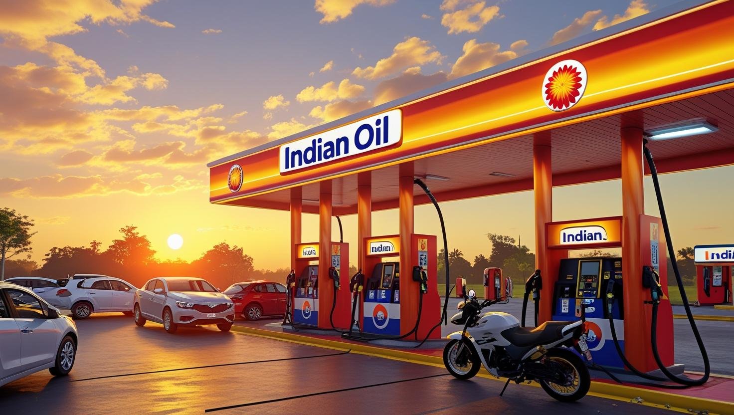 indian oil petrol pump